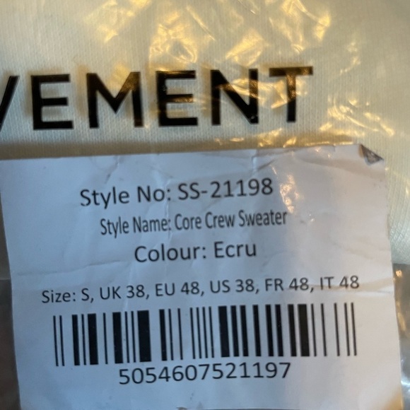 SIKSILK Ecru Essential Crew Sweatshirt - Picture 11 of 13